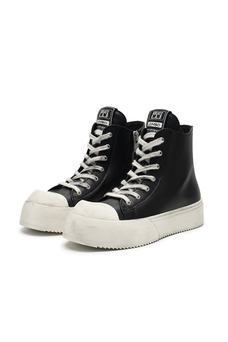 KREATE Jumbo High Leather Sneakers