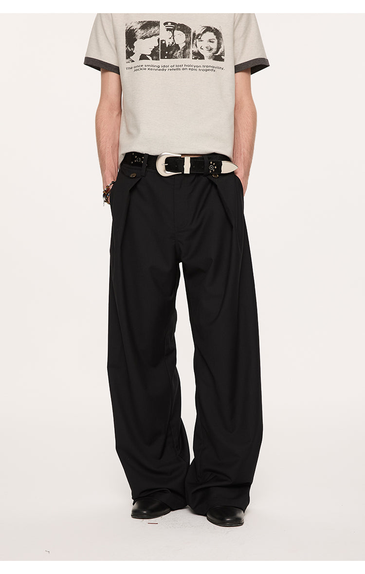 KREATE Relaxed Turn-Up Trousers