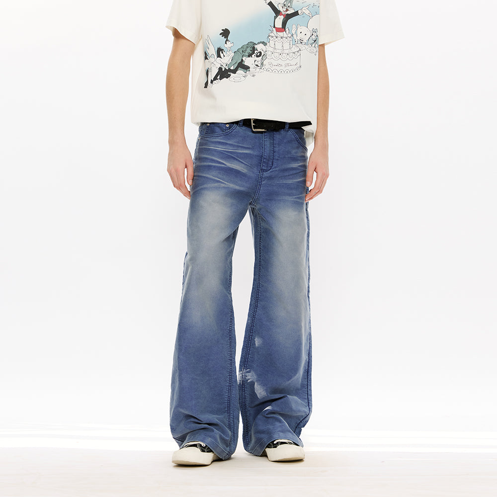 KREATE Brushed Moleskin Straight-Leg Pants