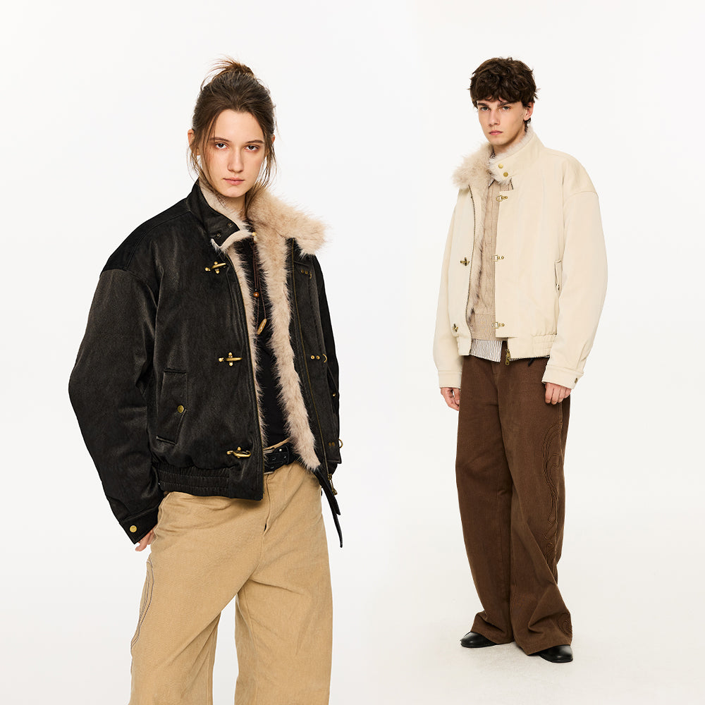KREATE Dark Eagle PU Harrington Jacket
