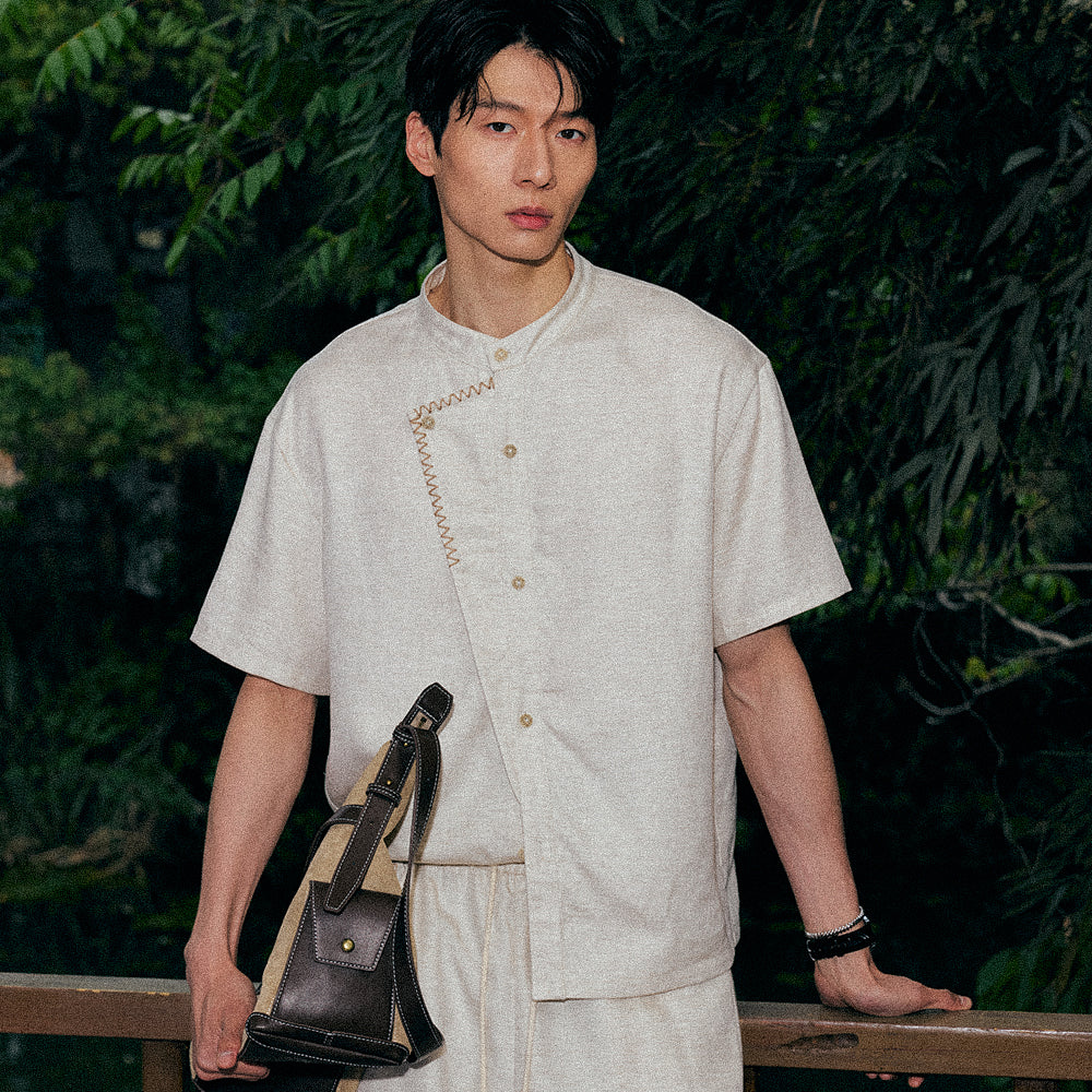 KREATE Coconut Stitch Lyocell Linen Shirt
