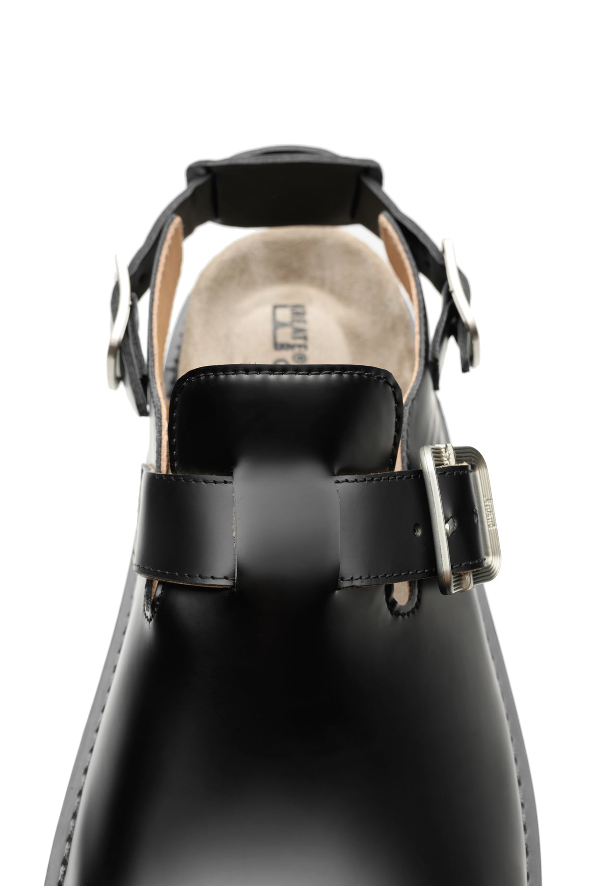 KREATE Top-Grain Leather Platform Clogs