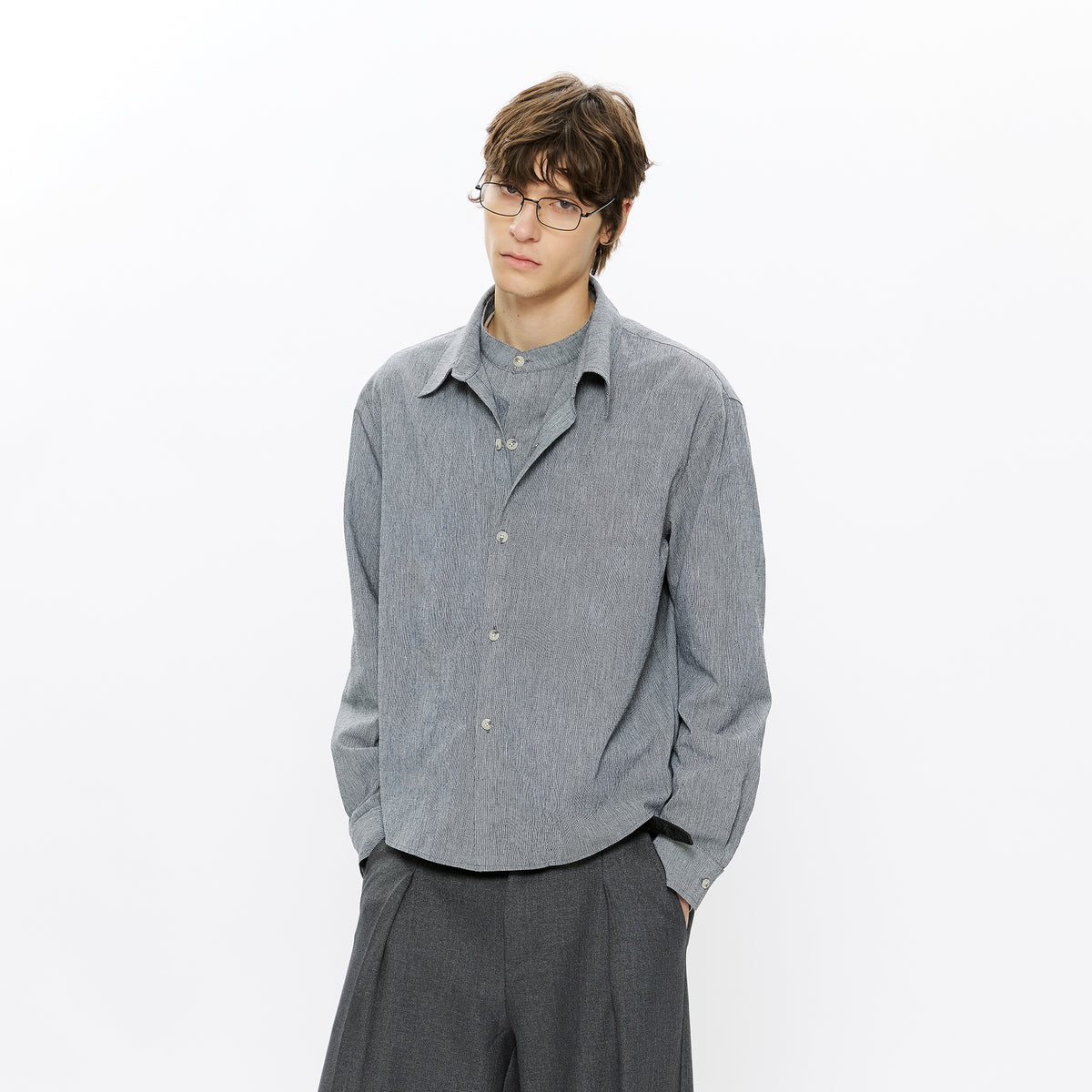 KREATE Melancholy Poet Linen Shirt