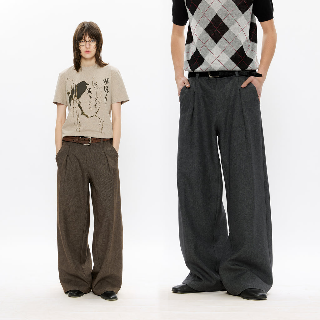 KREATE Kendo Wool Houndstooth Trousers