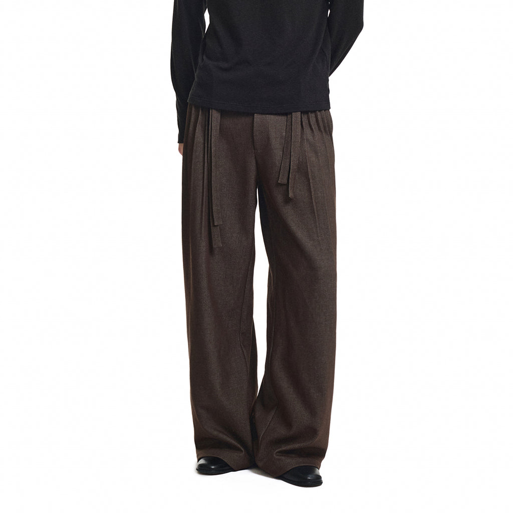KREATE Double-Waist Pleated Trousers