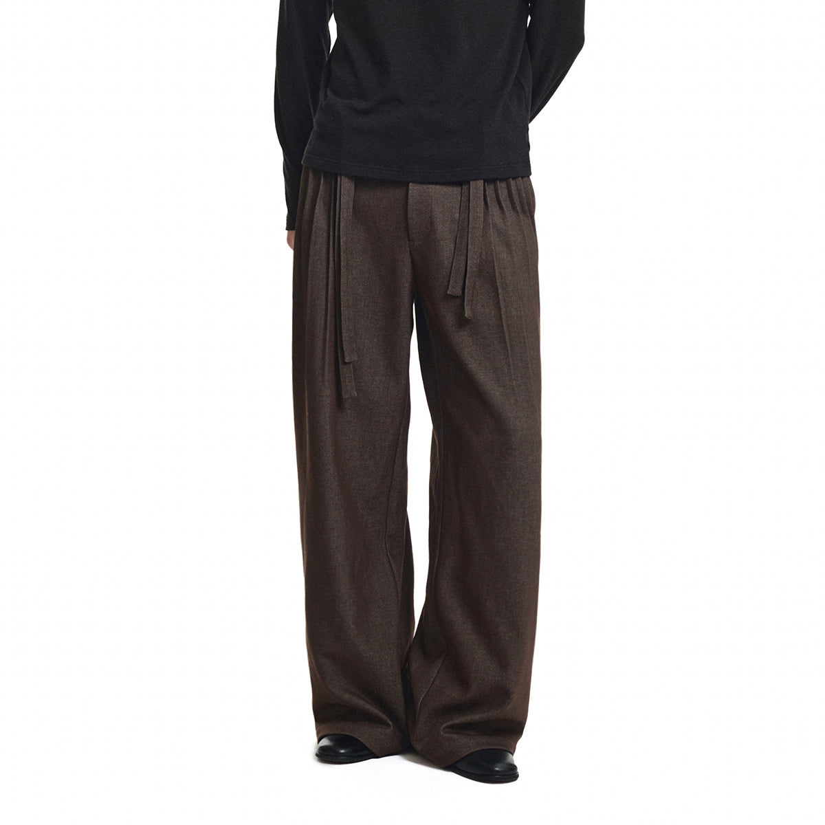 KREATE Double-Waist Pleated Trousers