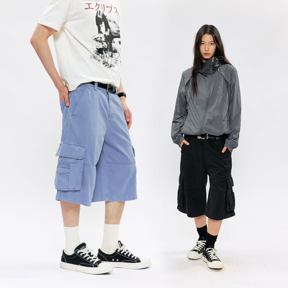 KREATE Textured Utility Shorts