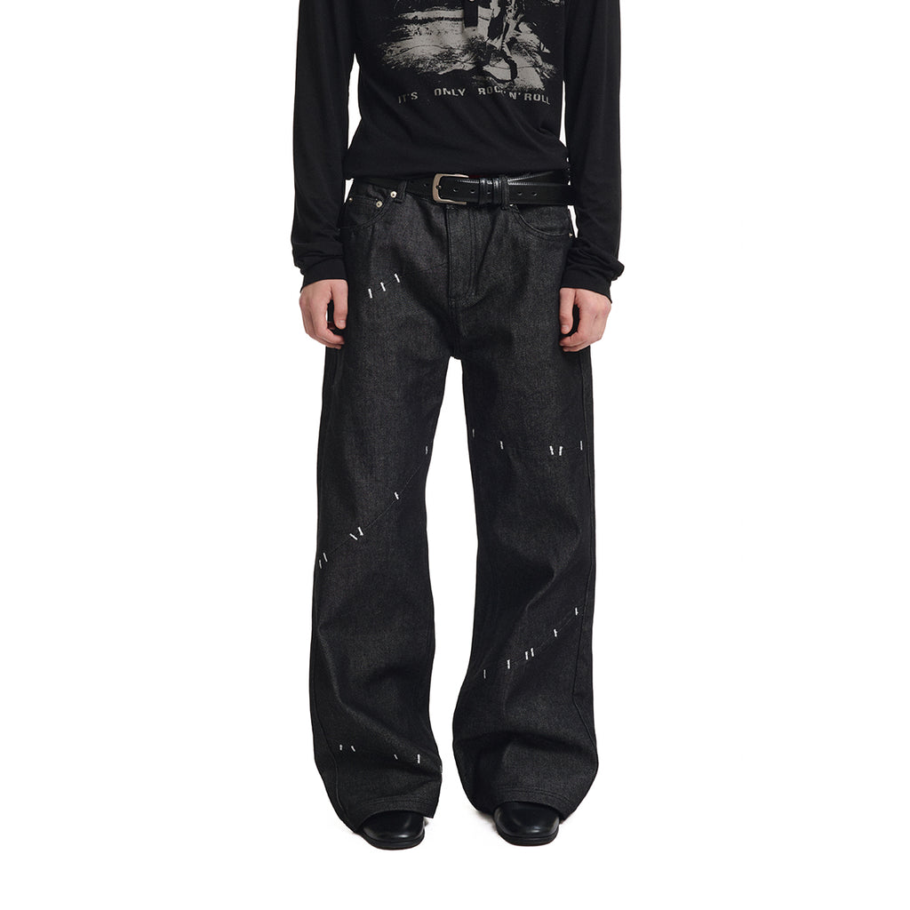 KREATE Puppet Shadow Raw Denim Jeans