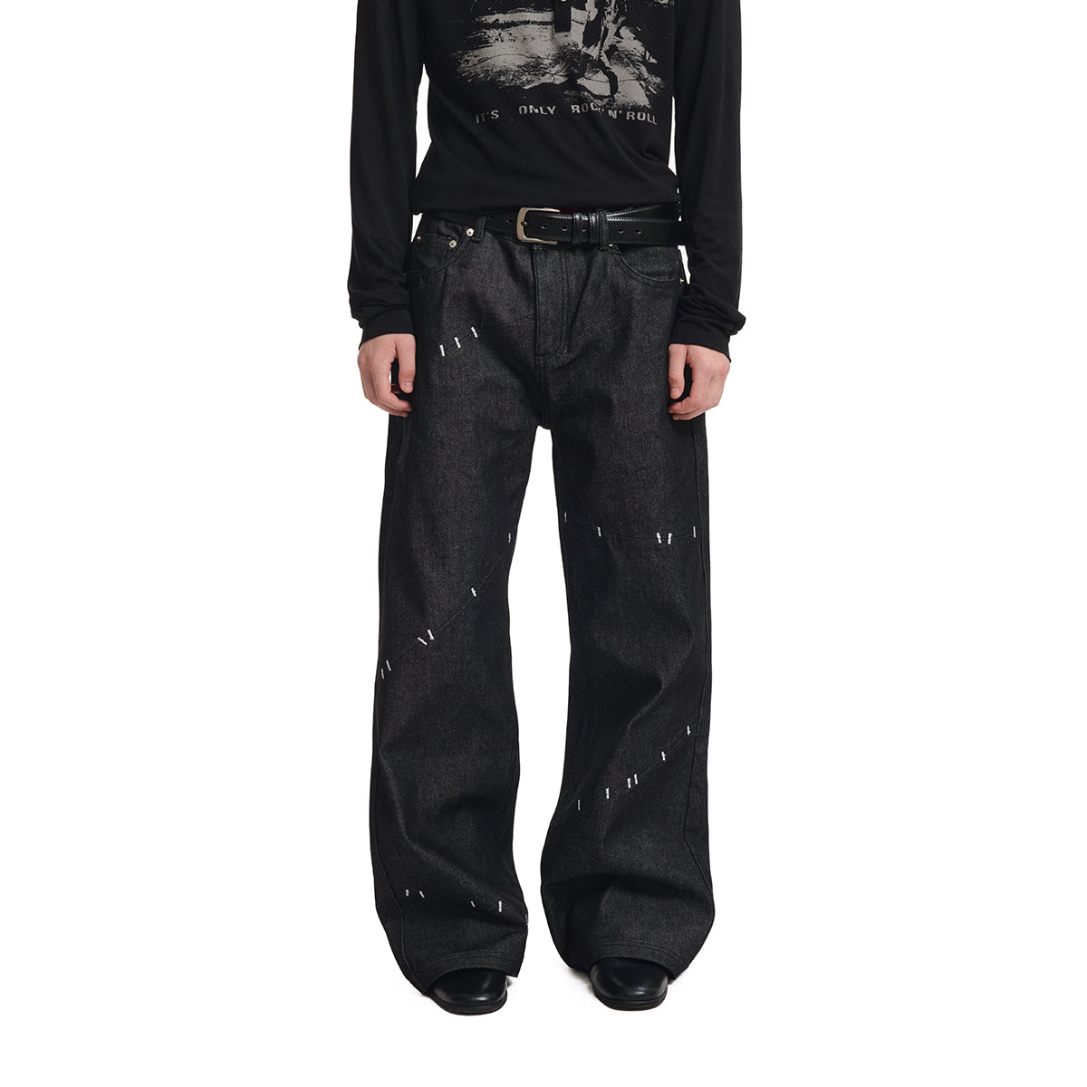 KREATE Puppet Shadow Raw Denim Jeans
