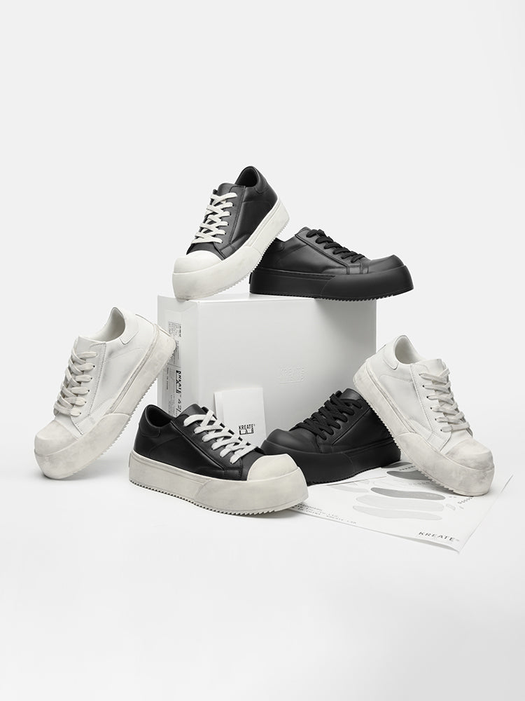 KREATE Jumbo Leather Sneakers