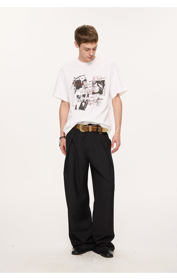 KREATE Relaxed Turn-Up Trousers