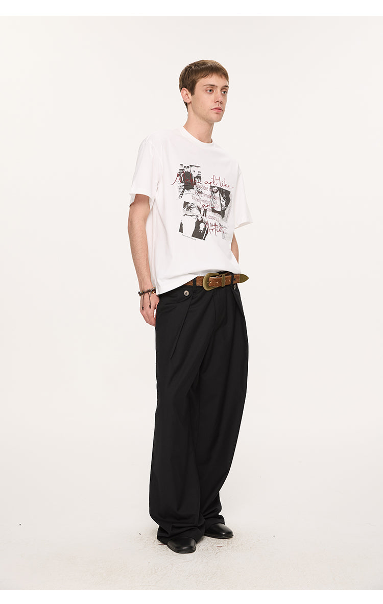 KREATE Relaxed Turn-Up Trousers