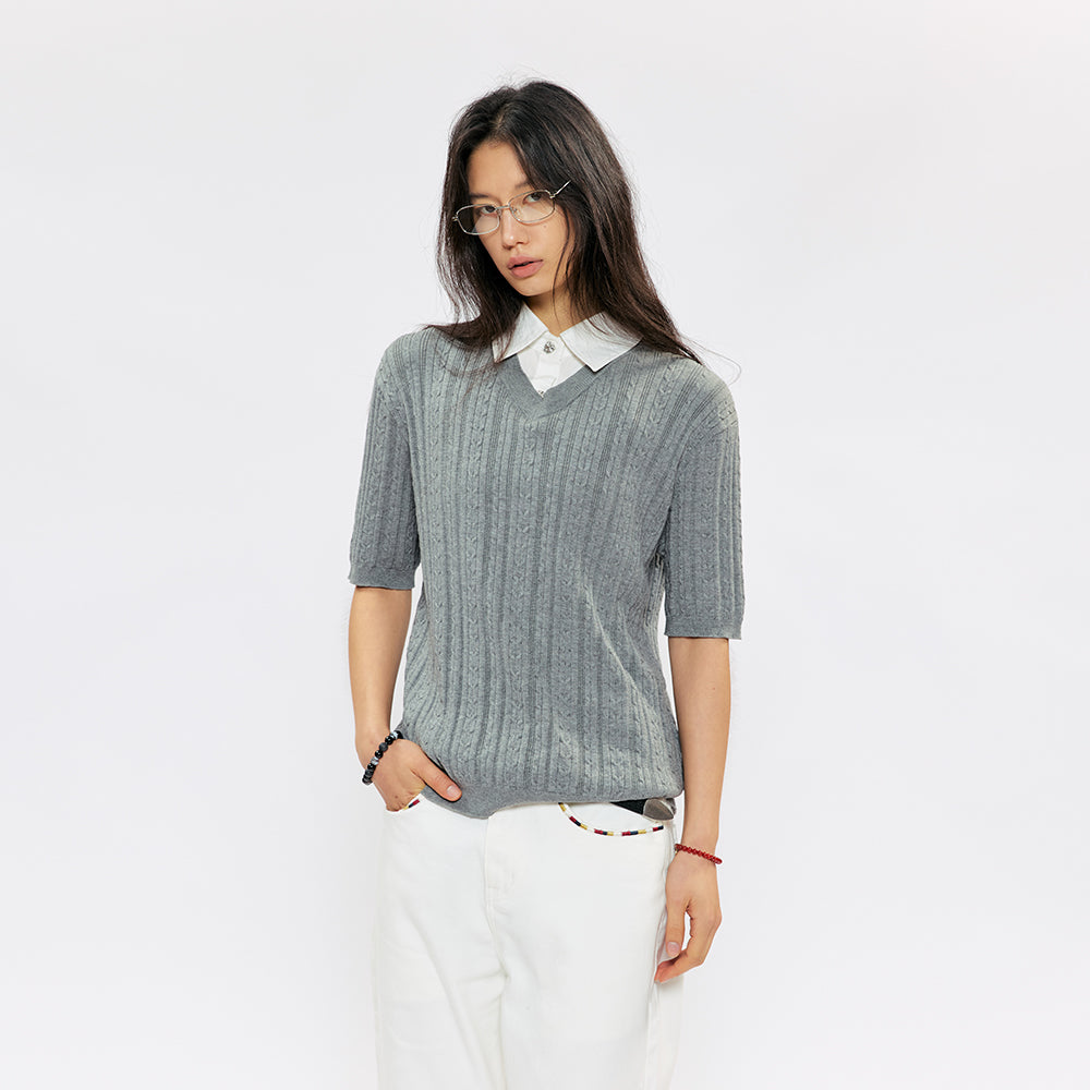 KREATE Lloyd Wool Lyocell Knit Polo
