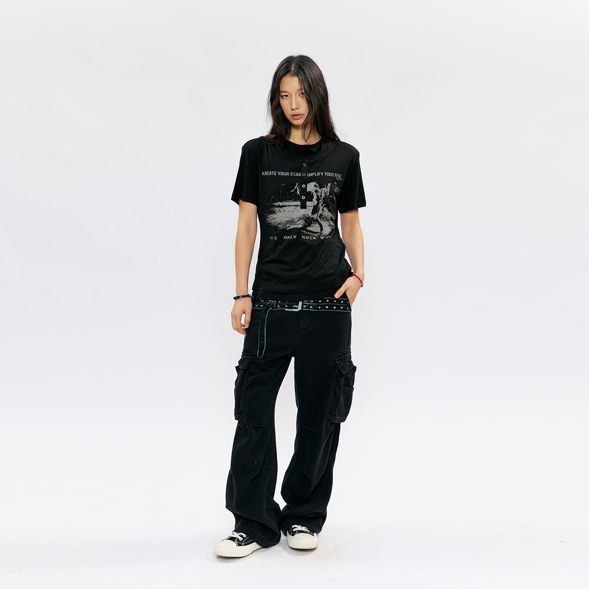 KREATE Nirvana Modal Henley Tee