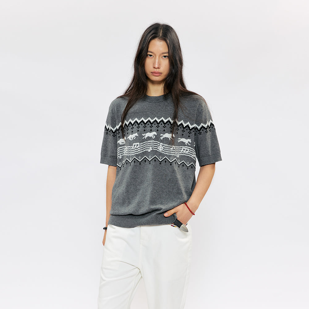 KREATE Music Note Lyocell Knit Tee