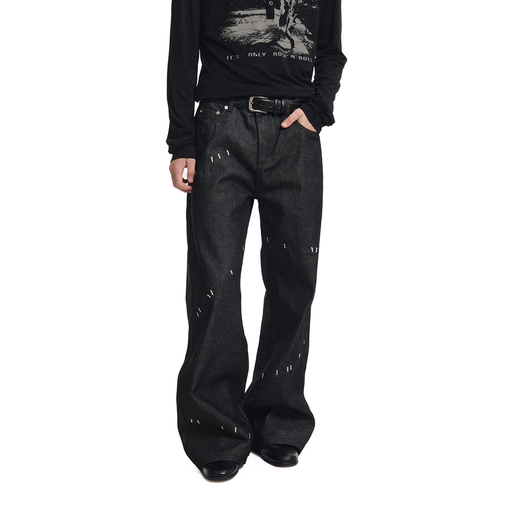 KREATE Puppet Shadow Raw Denim Jeans