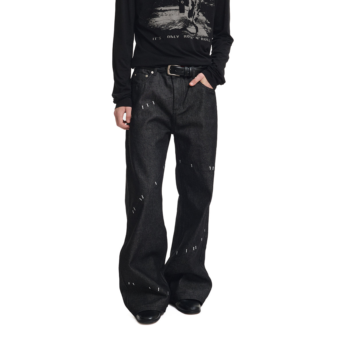 KREATE Puppet Shadow Raw Denim Jeans
