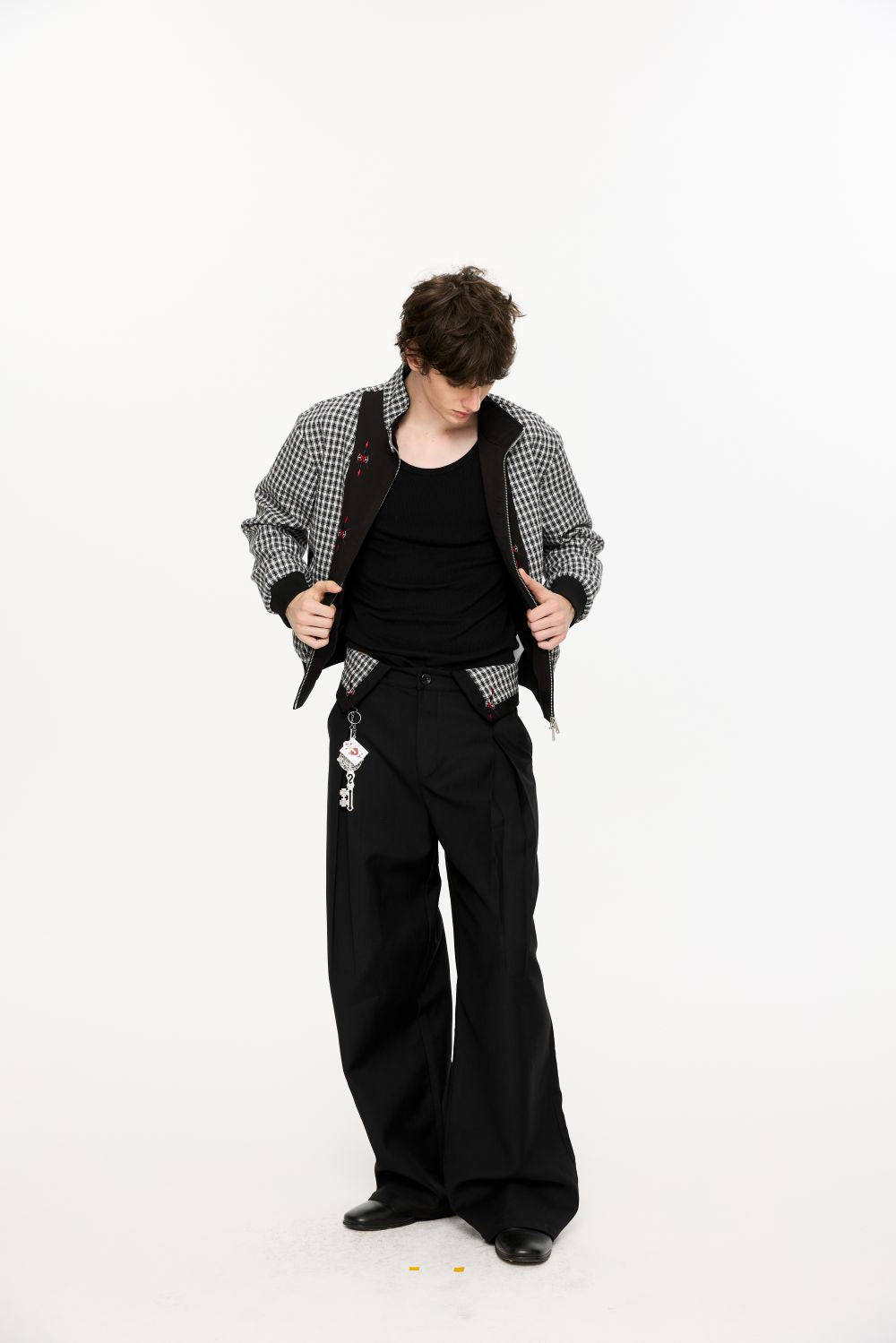 KREATE Dracula Houndstooth Trousers