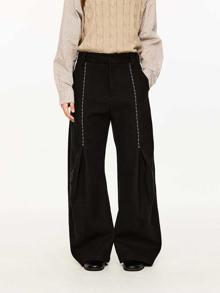 KREATE Hand-Stitched Wool Trousers