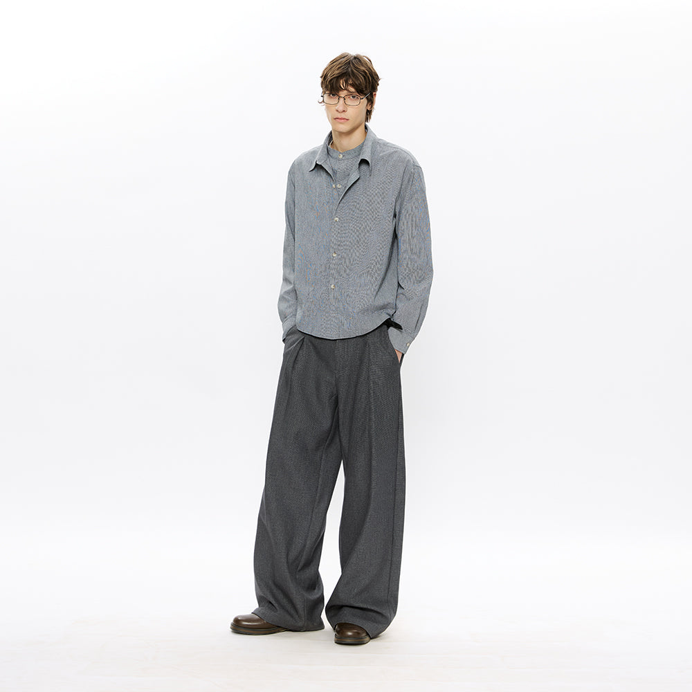 KREATE Melancholy Poet Linen Shirt
