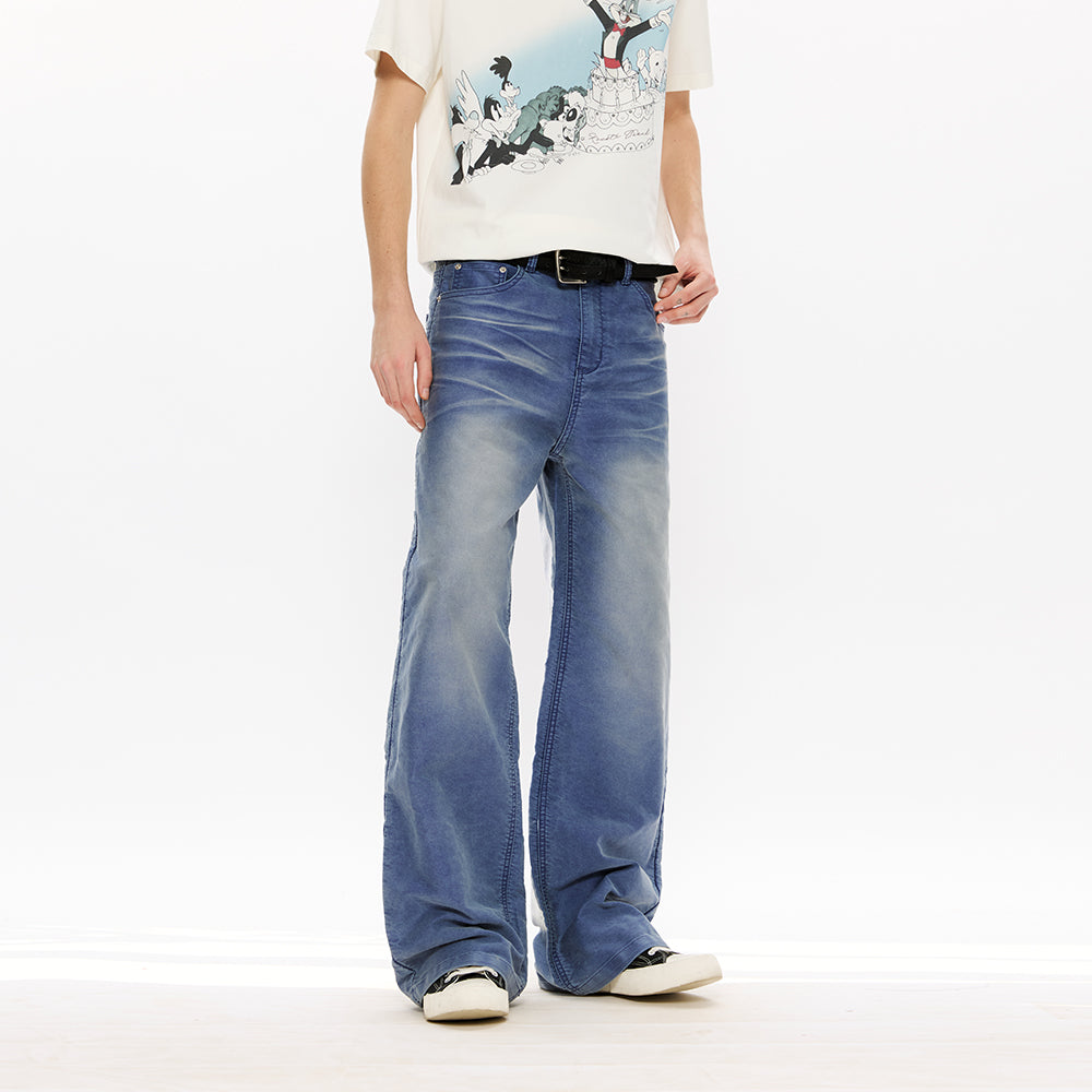 KREATE Brushed Moleskin Straight-Leg Pants