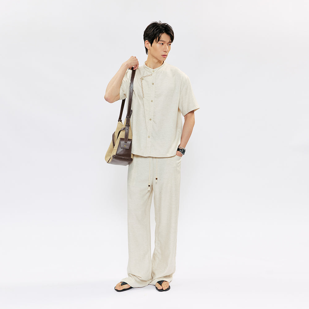 KREATE Coconut Stitch Lyocell Linen Shirt