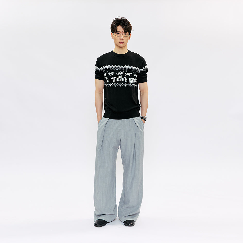 KREATE Music Note Lyocell Knit Tee