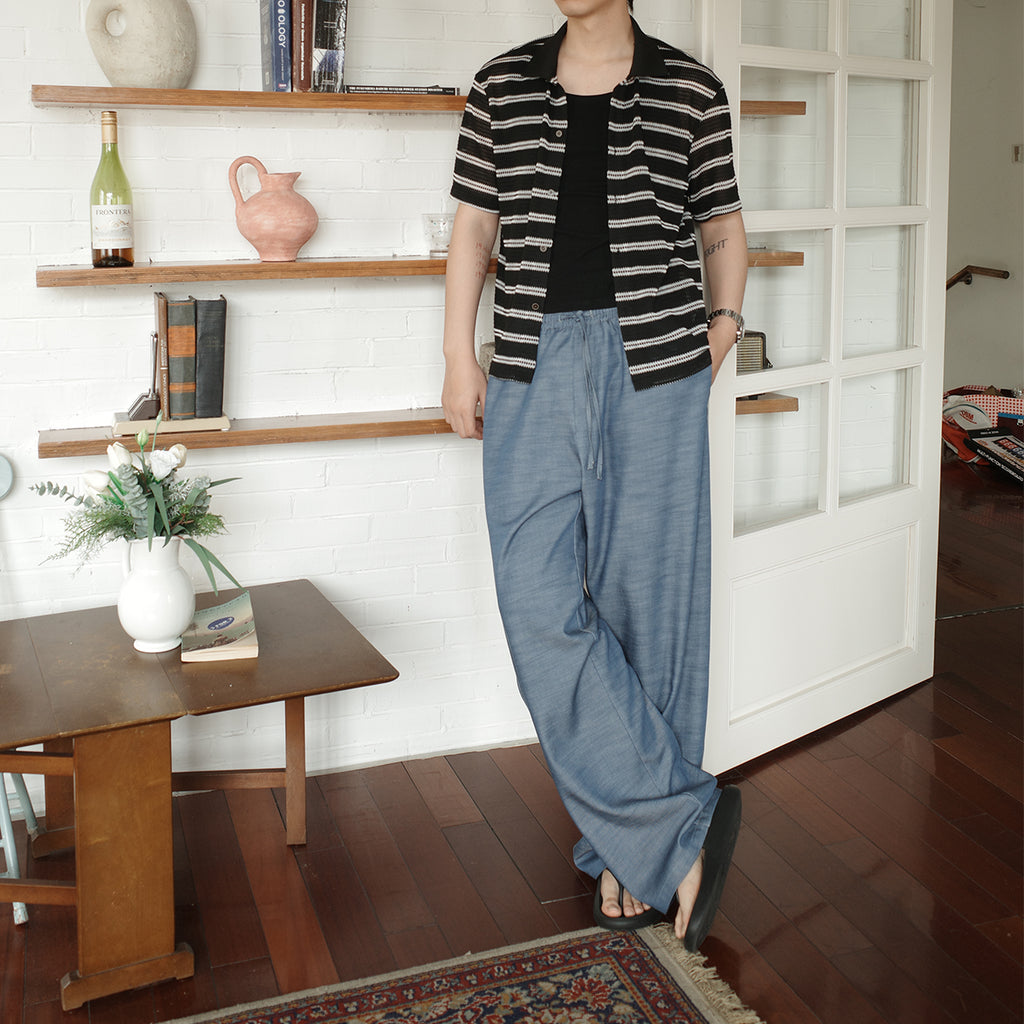 KREATE Acetate Lyocell Drawstring Trousers