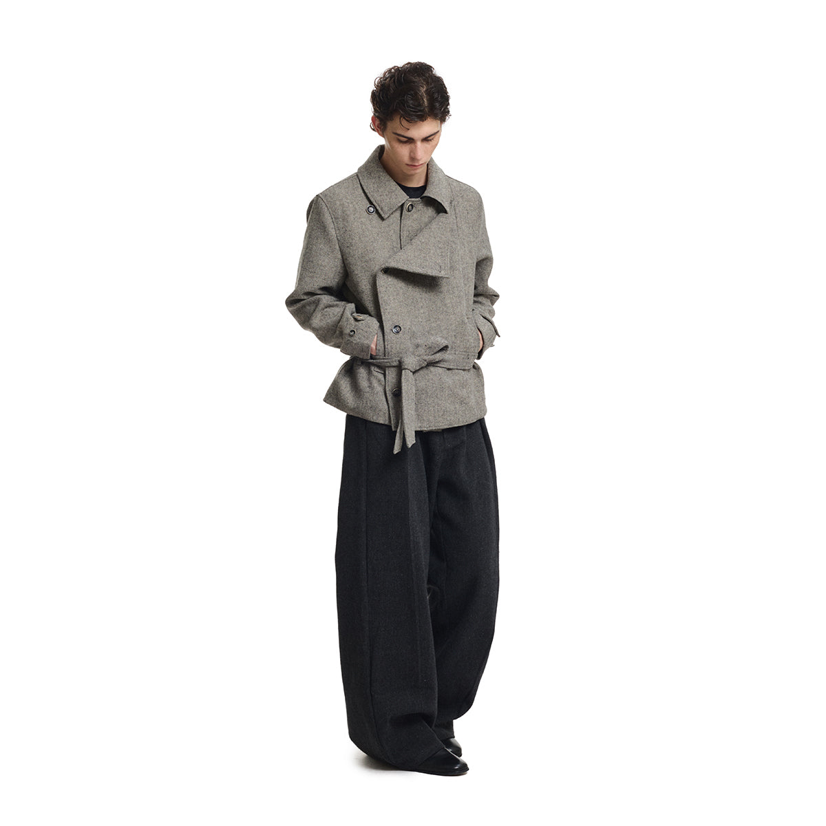 KREATE Bound Wild Wool Herringbone Coat