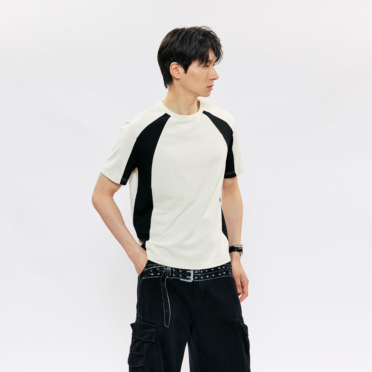 KREATE Paneled Colorblock Tee