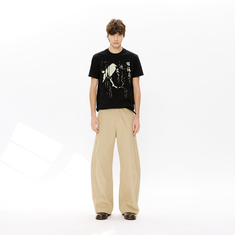 KREATE Sculpted Wide-Leg Trousers