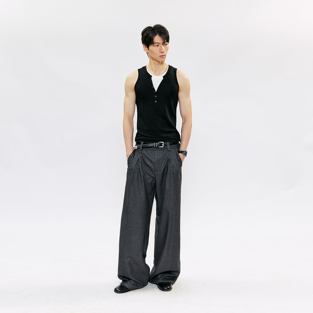 KREATE Layered Button Tank