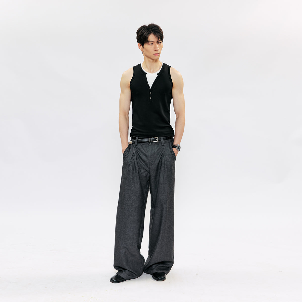KREATE Layered Button Tank