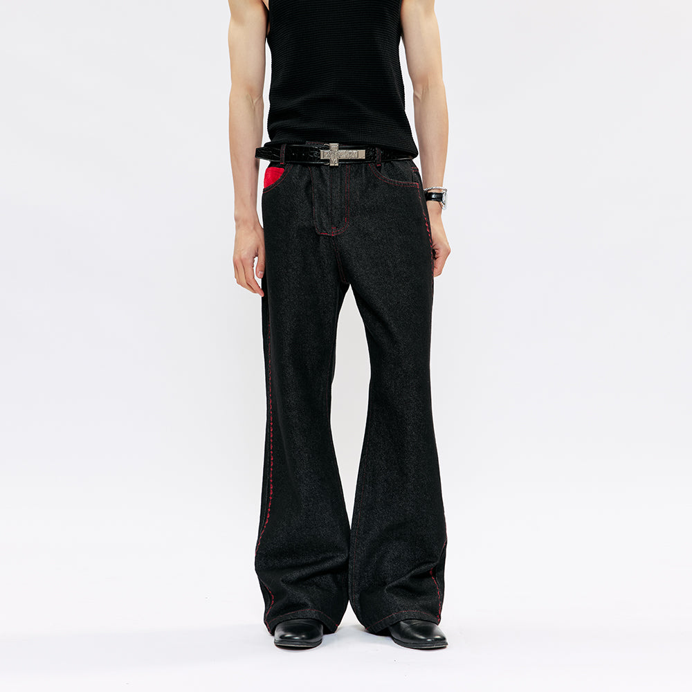 KREATE Red Viper Raw Denim Jeans