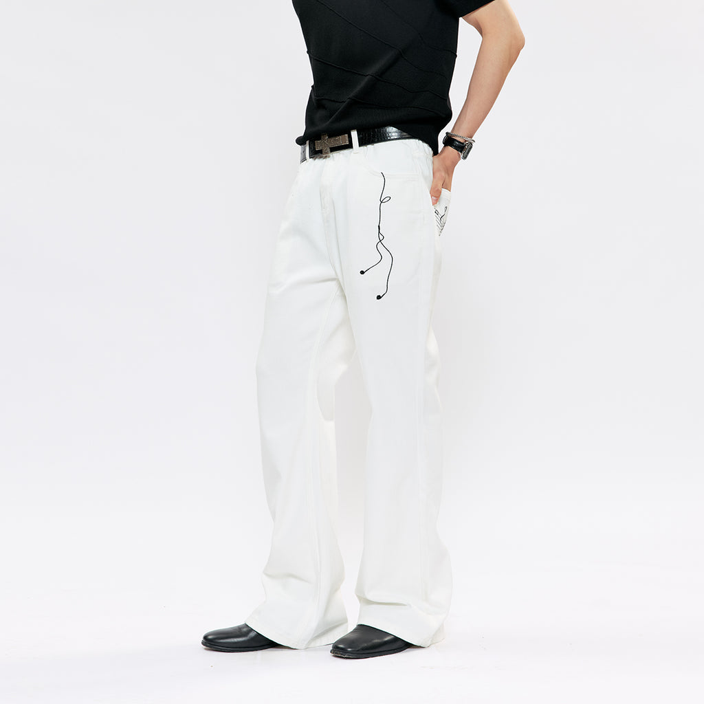 KREATE Soundweave Embroidered Jeans