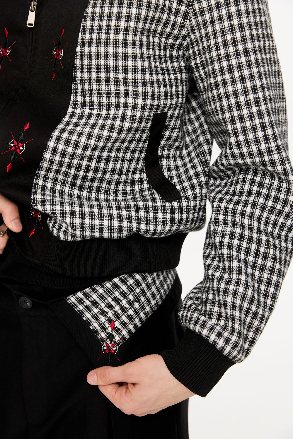KREATE Dracula Houndstooth Trousers