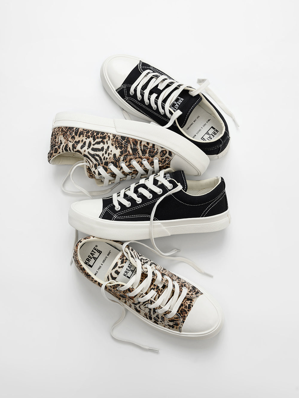 KREATE Blade Platform Canvas Sneakers