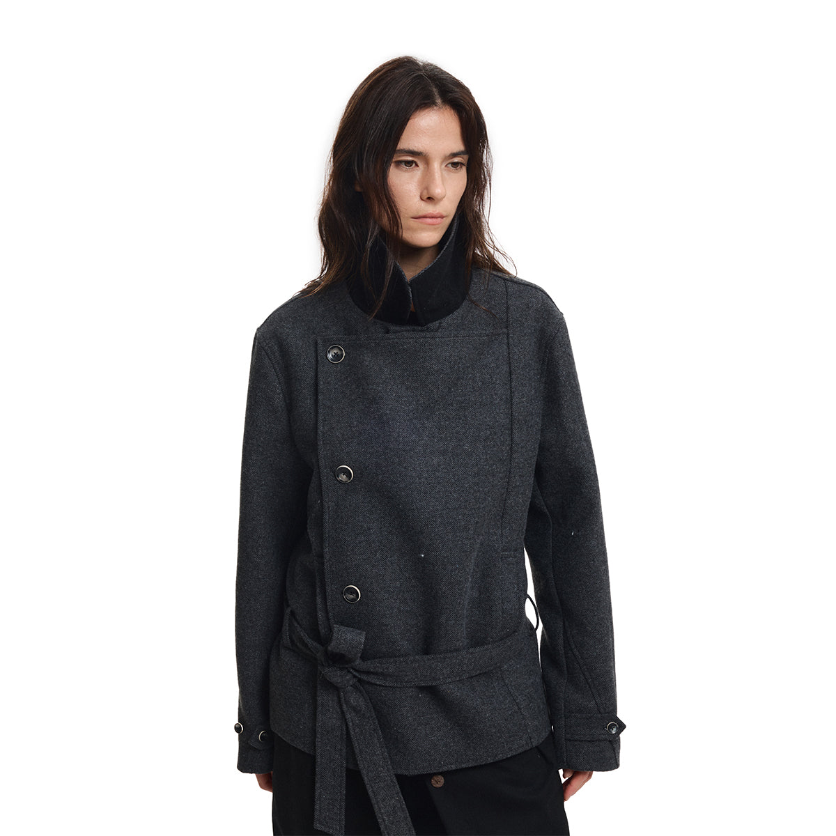 KREATE Bound Wild Wool Herringbone Coat