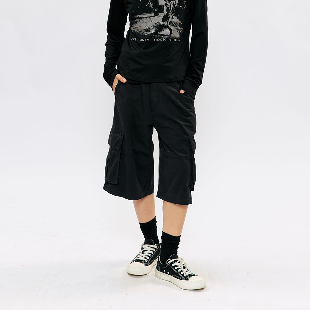 KREATE Textured Utility Shorts