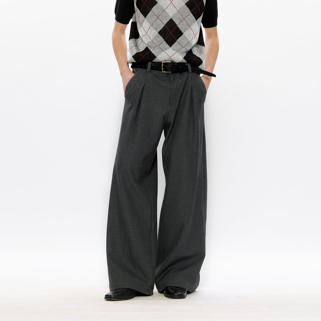 KREATE Kendo Wool Houndstooth Trousers