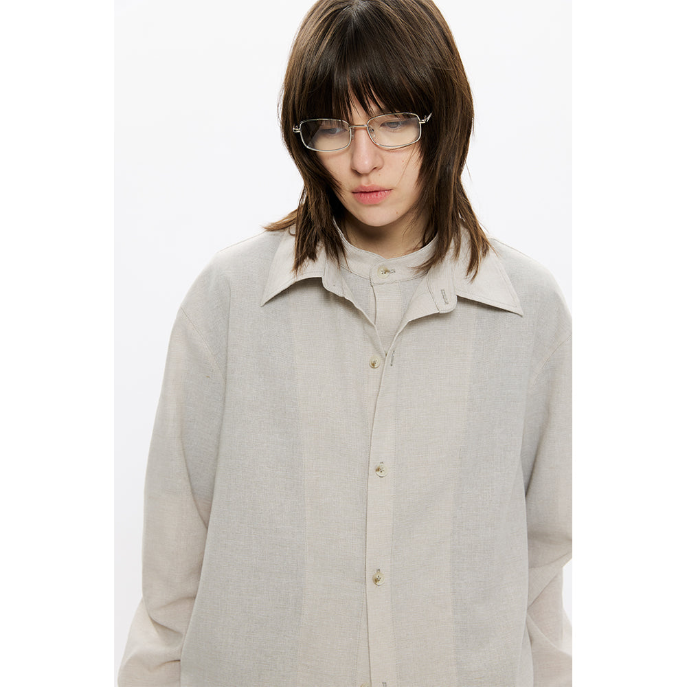 KREATE Melancholy Poet Linen Shirt