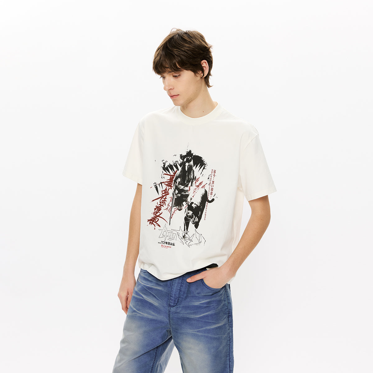 KREATE Rider Print Sorona Tee