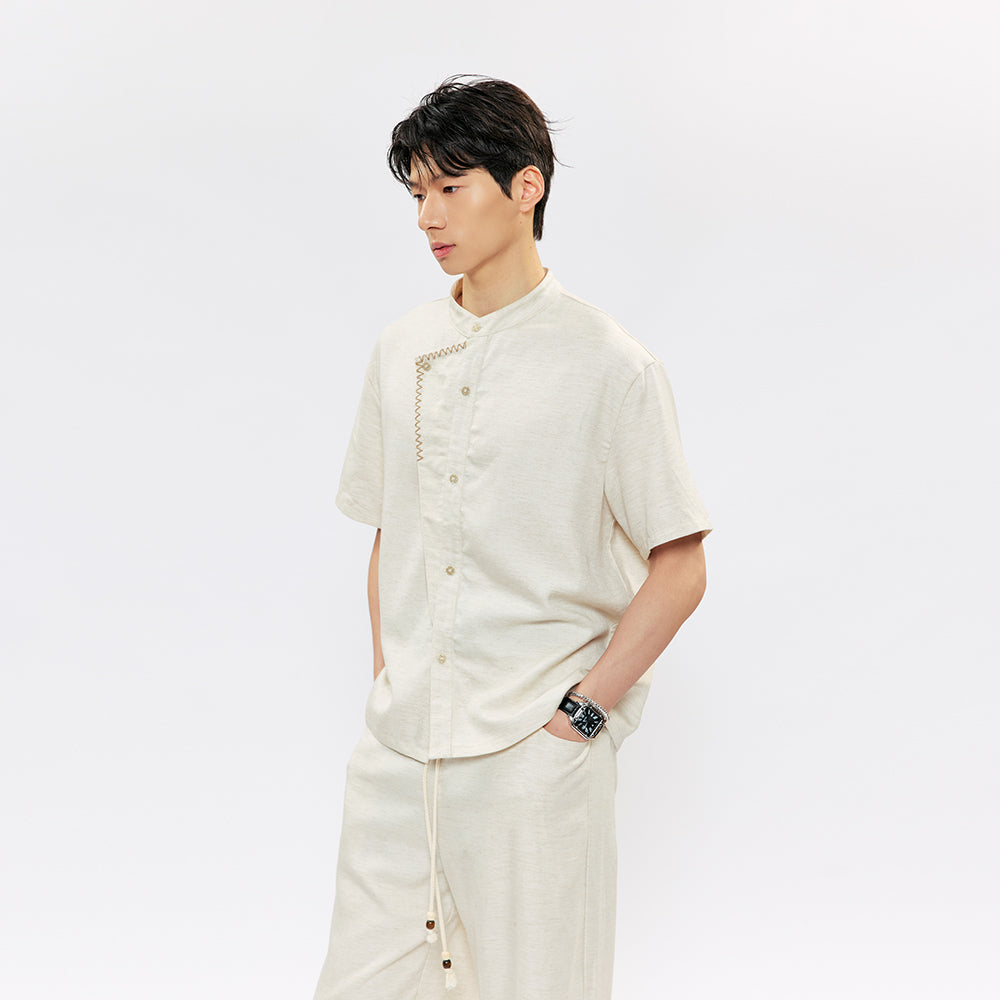 KREATE Coconut Stitch Lyocell Linen Shirt