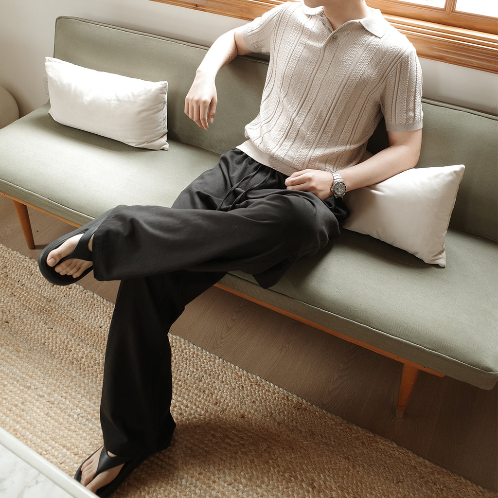 KREATE Acetate Lyocell Drawstring Trousers
