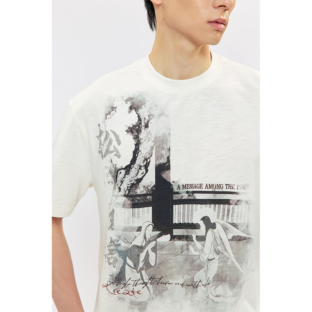 KREATE Pine Ink Print Tee