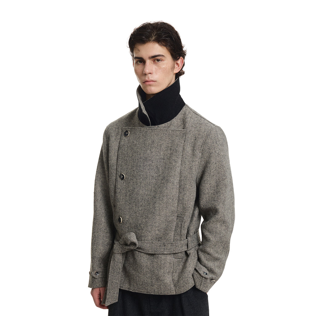 KREATE Bound Wild Wool Herringbone Coat