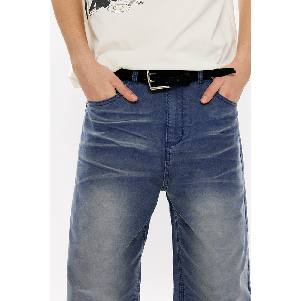 KREATE Brushed Moleskin Straight-Leg Pants