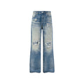 KREATE Distressed Patchwork Flare Jeans