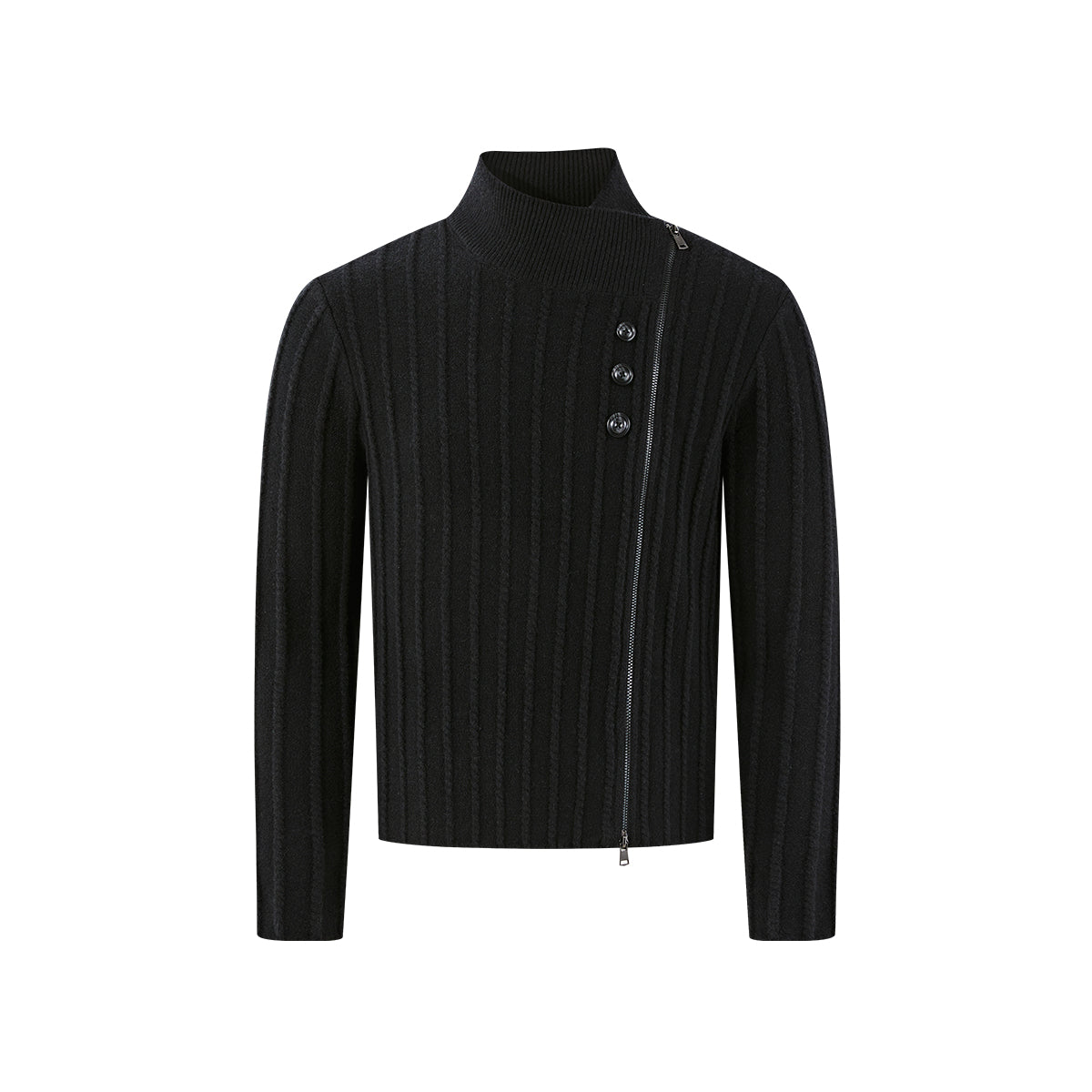 KREATE Deconstructed Cross-Collar Sweater
