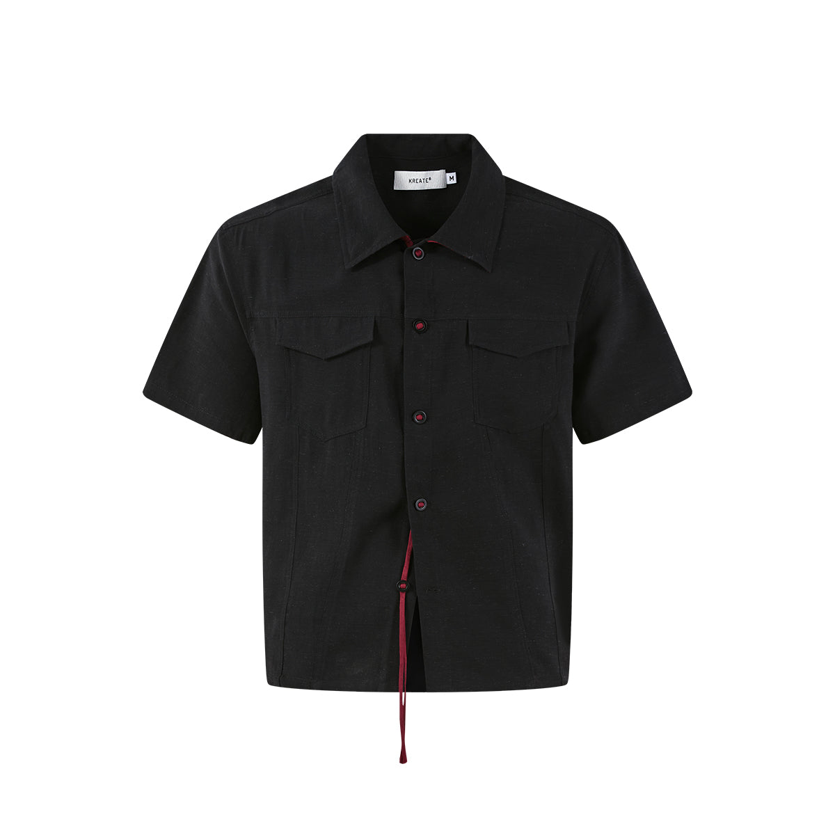 KREATE Fringed Linen Shirt